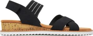 Skechers Sandalen BOBS Desert Kiss-Shore Enough 114130/BLK Schwarz