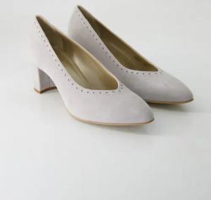 Dirndl & Bua Schuhe - 1207 Veloursleder (Grau, Gr. 38)