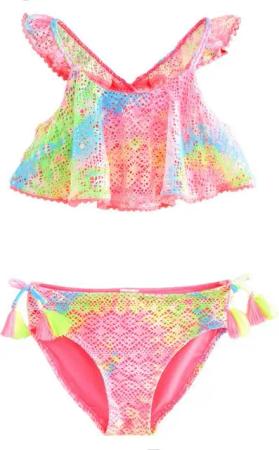 Next Bustier-Bikini Rüschenbikini mit Stickerei (2-St)