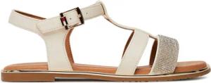Tommy Hilfiger Sandalen T3A2-33780-0371 S Écru