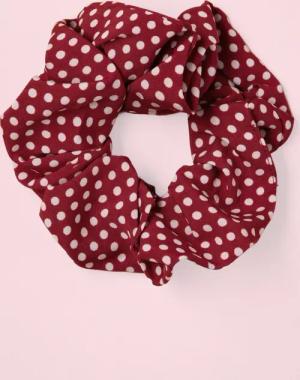 Dotty Scrunchie in Rot