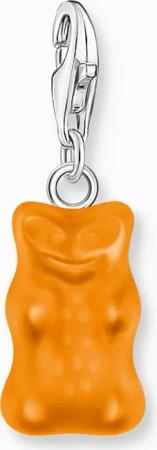 Thomas Sabo Charm - Goldbären-Anhänger in Orange - 2185-017-8