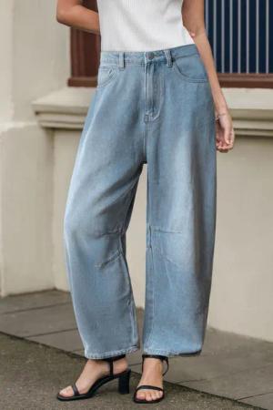 Blaue Denim Jeans