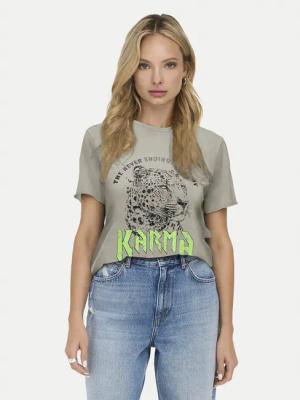 ONLY T-Shirt Lucy 15307412 Grau Regular Fit