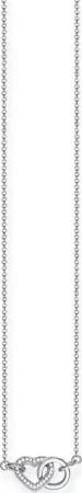 THOMAS SABO Silberkette Thomas Sabo Damen-Kette 925er Silber Farbstein