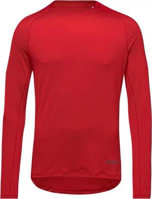 GOREWEAR Everyday Long Sleeve Shirt Mens Herren (Rot S Größe)