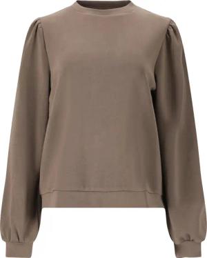 Athlecia Jillnana Balloon Sleeve Damen Sweatshirt (Braun 34 Größe)