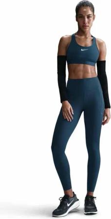Nike W NK Dri-Fit Swift High-Rise 7/8 Tight Damen (Petrol S Größe)