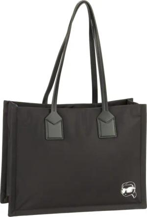 Karl Lagerfeld Ikon Nylon outl MD Square 30175 in Schwarz (13.7 Liter), Shopper