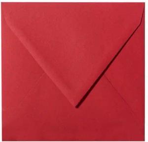 Paper24 Briefumschlag 25 Stück 100 x 100 mm feuchtklebend 120 g/qm