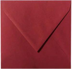Paper24 Briefumschlag 25 Stück 100 x 100 mm feuchtklebend 120 g/qm
