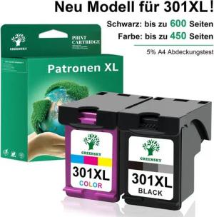Greensky 301XL 301 XL für HP 2620 1510 1010 4502 Tintenpatrone