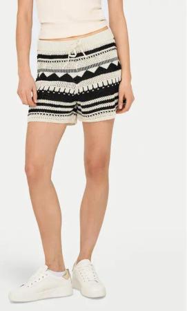 ONLY Stoffshorts Merida 15344405 Schwarz Regular Fit