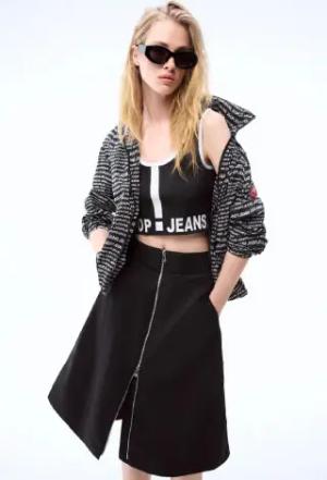 Joop Jeans A-Linien-Rock "Samira", mit Reißverschluss