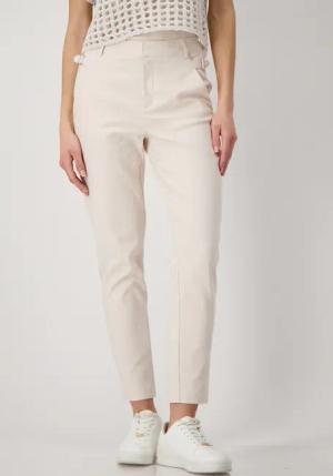 Monari Röhrenhose, mit Zierriegeln