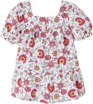 vertbaudet Minikleid Baby Kleid mit Blumen