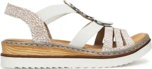 Rieker Sandalen 679L4-80 Weiß