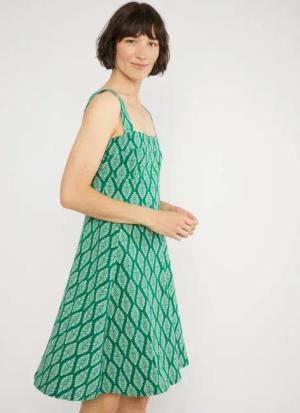 Sommerkleid Strapteaserette