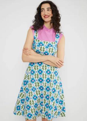 Sommerkleid Strapteaserette