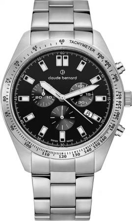 Claude Bernard 10247-3M-NIN Herrenuhr ST50 Chronograph 44mm 5ATM