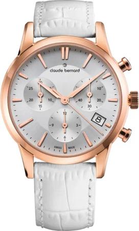 Claude Bernard 10231-37R-AIR Damenuhr Classic Chronograph 35mm 5ATM
