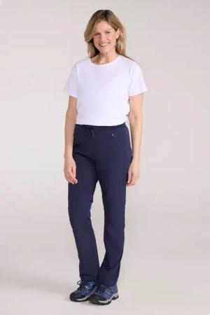 Explore Damen Zip-Off Hose - Marineblau