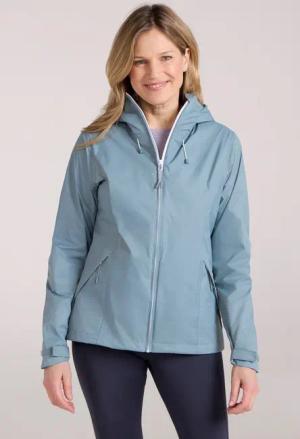 Swerve Wasserdichte Jacke für Damen - Hell Aquamarin