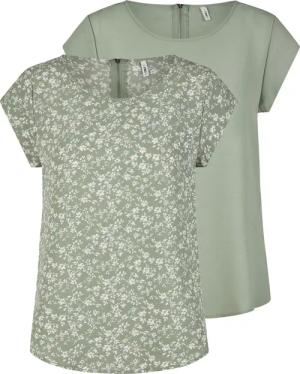 Only Tshirt Damen Regular Fit ONLVIC 2er Pack