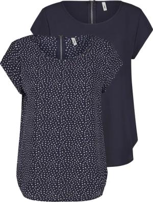 Only Tshirt Damen Regular Fit ONLVIC 2er Pack