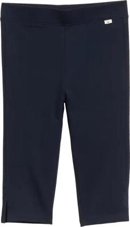 TOM TAILOR Mädchen Basic Capri Leggings, blau, Uni, Gr. 104/110