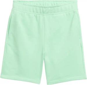 TOM TAILOR Jungen Basic Sweat-Shorts, grün, Uni, Gr. 128/134