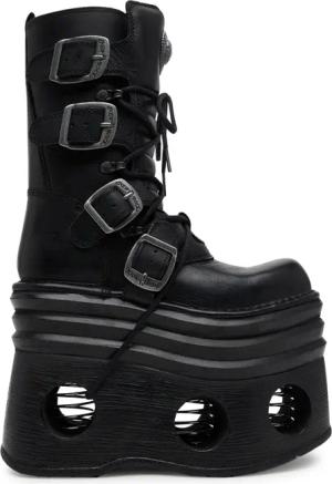 NEW ROCK Stiefeletten M-373-C446 Schwarz