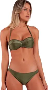 Admas Bikini 2-teiliges Bikini-Set Bandeau Punk Beach