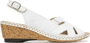 Rieker Sandalen 66189-80 Weiß
