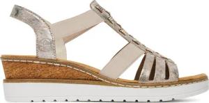 Rieker Sandalen V3822-90 Silberfarben