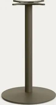 Natur24 Gartentisch Esilda Hohes Bartischbein 55 x 55 x 96 cm Stahl Grün