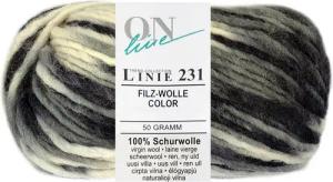 Online Garne 50 Gramm ONline Linie 231 Filzwolle Color Farbauswahl Bastelgarn