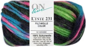 Online Garne 50 Gramm ONline Linie 231 Filzwolle Color Farbauswahl Bastelgarn
