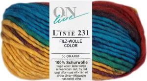 Online Garne 50 Gramm ONline Linie 231 Filzwolle Color Farbauswahl Bastelgarn