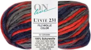 Online Garne 50 Gramm ONline Linie 231 Filzwolle Color Farbauswahl Bastelgarn