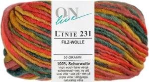 Online Garne 50 Gramm ONline Linie 231 Filzwolle Color Farbauswahl Bastelgarn