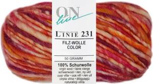 Online Garne 50 Gramm ONline Linie 231 Filzwolle Color Farbauswahl Bastelgarn