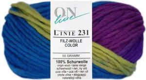 Online Garne 50 Gramm ONline Linie 231 Filzwolle Color Farbauswahl Bastelgarn