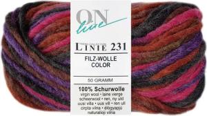 Online Garne 50 Gramm ONline Linie 231 Filzwolle Color Farbauswahl Bastelgarn