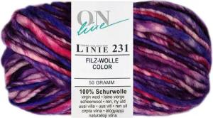 Online Garne 50 Gramm ONline Linie 231 Filzwolle Color Farbauswahl Bastelgarn