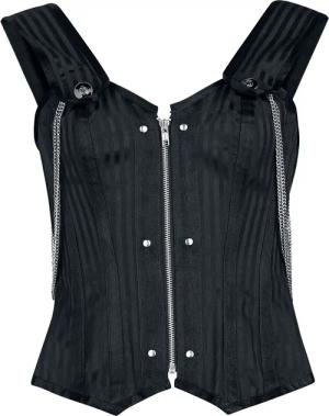 Gothicana by EMP - Gothic Korsage - S bis XXL - für Damen - Größe XL - schwarz