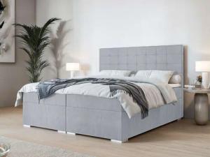 INOSIGN Polsterbett "Semla mit Matratze und Topper, in 3 Breiten (140, 160 und 180 cm)", Boxspringbett mit Kopfteil, Bettkasten, Matratze (BFK/TFK) und Topper
