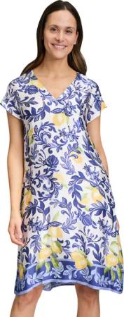 Vera Mont Sommerkleid "Vera Mont Sommerkleid mit überschnittenen Ärmeln", Bordüre