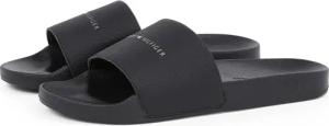 Tommy Hilfiger Pantolette "HILIFGER NYC POOL SLIDE", Schlupfschuh, Strandschuh, Schlappen mit Logoschriftzug