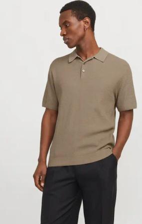 Jack & Jones Polokragenpullover "JPRCCCOOPER KNIT POLO SS SN"